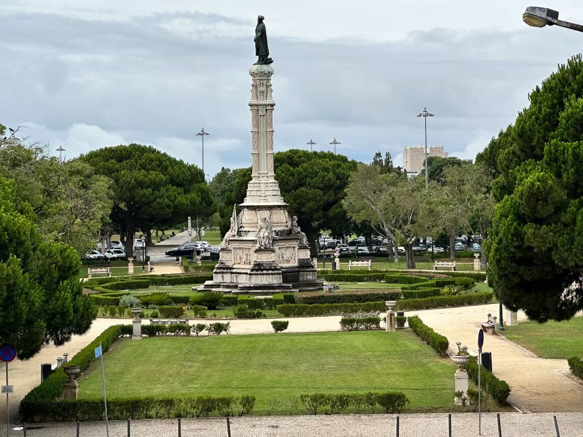 Garden Vasco da Gama and Praça Afonso de Albuquerque